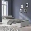 מיטת יחיד לנוער בצבע לבן