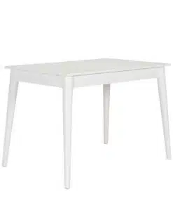 שולחן לבן לפינת אוכל