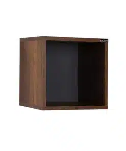 מדף עץ לתלייה אגוז