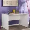 שולחן עבודה רוחב 120 בצבע לבן