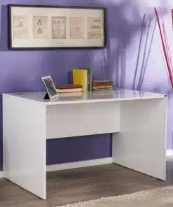 שולחן עבודה רוחב 120 בצבע לבן