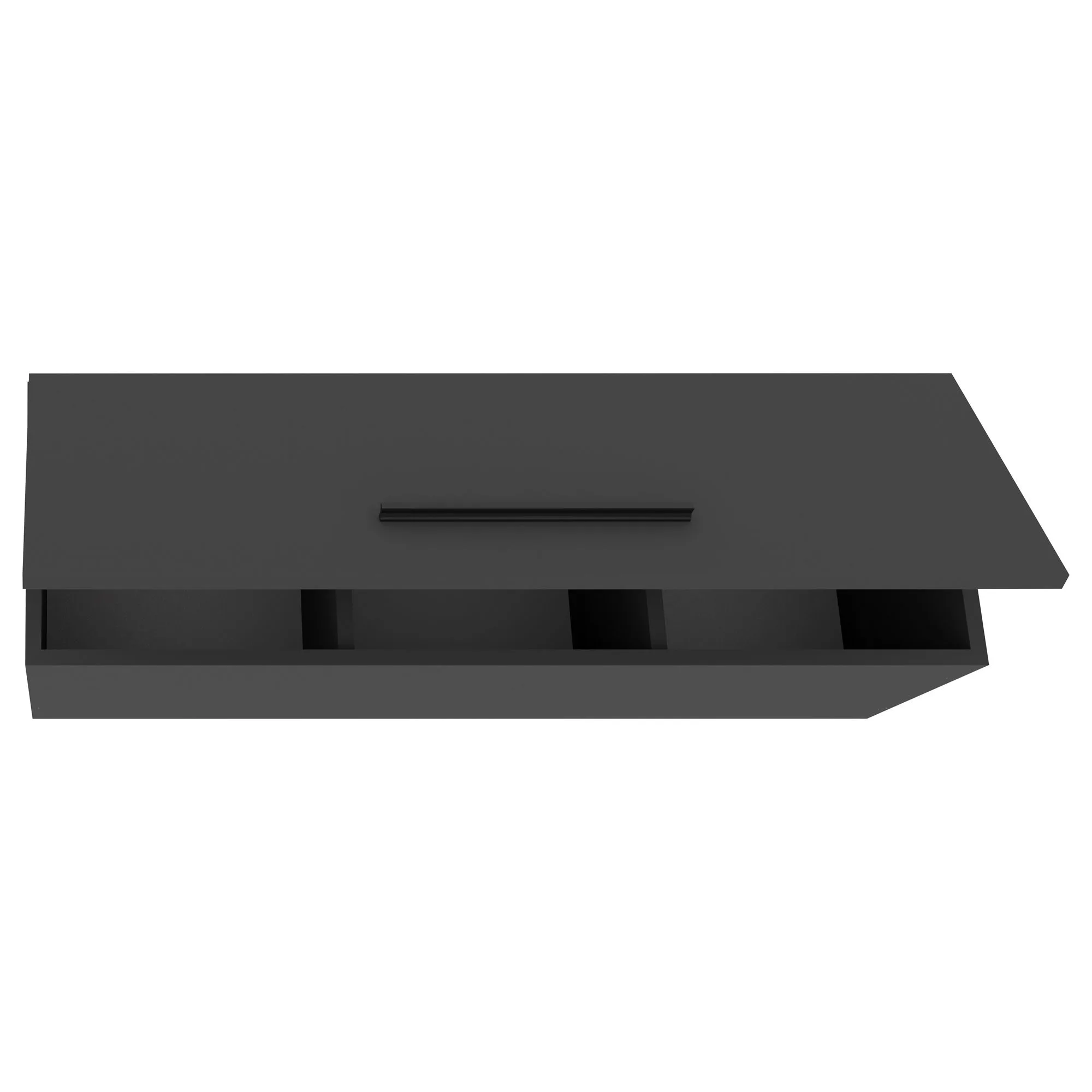 ארון תלוי מטבח אפור - ארון מטבח עליון למטבח עם קלאפה ארון קלאפה תלוי לאבמטיה- פתרון אחסון מושלם ופרקטי – רוחב 95 ס"מ - ארונות סטייל מאסטר רהיטים - רהיטים איכותיים לבית ולמשרד ארון תלוי מטבח אפור