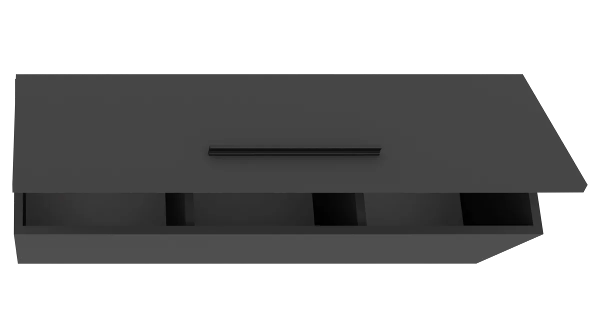 קלפה למטבח בזול אפור - ארון מטבח עליון למטבח עם קלאפה ארון קלאפה תלוי לאבמטיה- פתרון אחסון מושלם ופרקטי – רוחב 95 ס"מ - ארונות סטייל מאסטר רהיטים - רהיטים איכותיים לבית ולמשרד קלפה למטבח בזול אפור