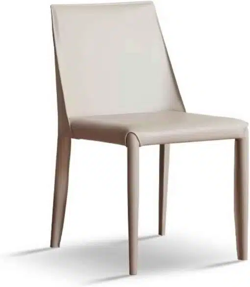 כסאות לפינת אוכל דמוי עור בז