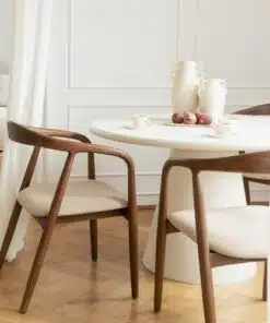 כסאות מעוצבים מעץ מלא לפינת אוכל