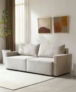 ספה תלת מושבית נפתחת למיטה זוגית עם ארגז מצעים barchairs.co.il