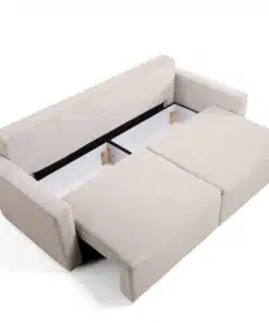 ספה תלת מושבית נפתחת למיטה זוגית עם ארגז מצעים מבצע