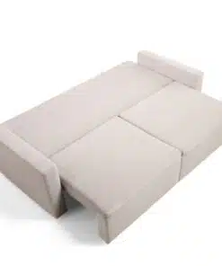 ספה תלת מושבית נפתחת למיטה זוגית עם ארגז מצעים סטייל מאסטר רהיטים