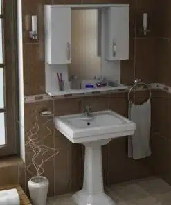 ארון אמבטיה תלוי עם מראה