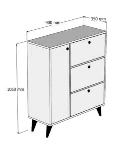 ארון נעליים נמוך
