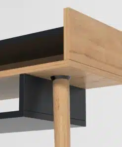 קונסולה לכניסה מודרנית שחור ועץ