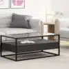 שולחן-סלון-מודרני-עם-מגירות-פרט-זכוכית