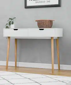שולחן קונסולה מודרני לכניסה לבן במבצע;