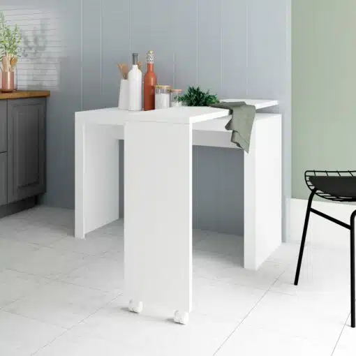 white office desk