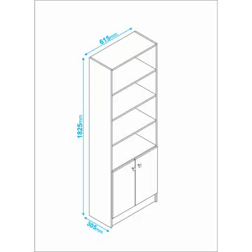 ארון ספרים לסלון סטייל מאסטר רהיטים