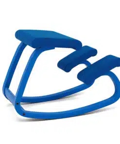 כיסא משרדי כחול ללא משענת