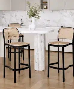 כסאות ראטן משולב שחור