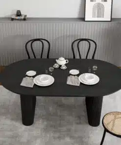 פינת אוכל שחורה 160