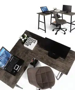 שולחן עבודה פינתי