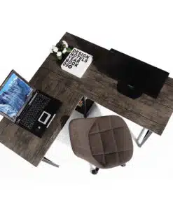 שולחן עבודה פינתי מעץ