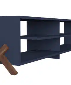 שידת טלוויזיה בצבע כחול