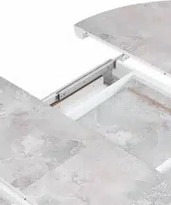 פינת אוכל עגולה דמוי שיש