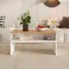 שולחן סלון מלבני רוחב 90 סמ