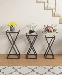 שולחנות לעציצים ודקורציה