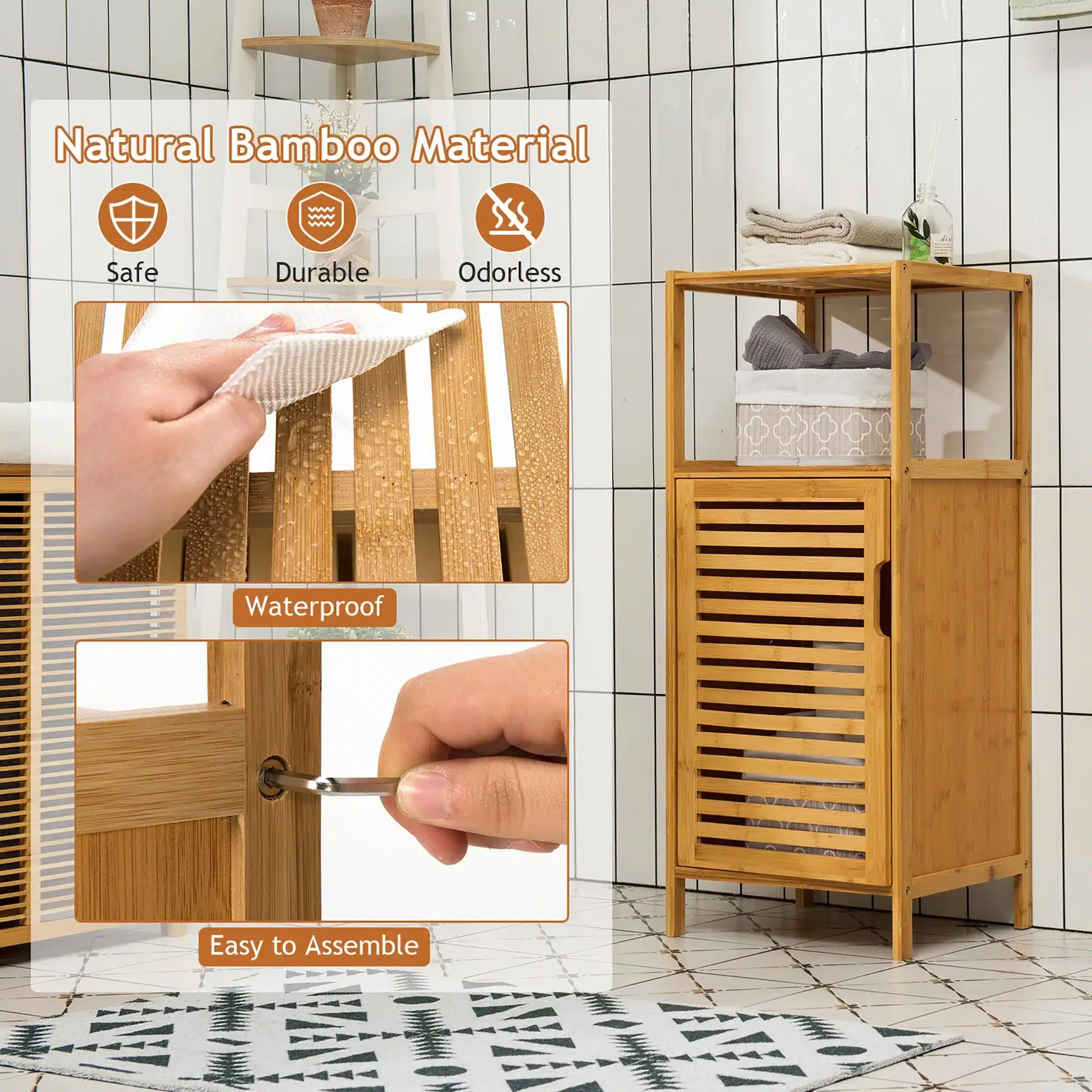 ארון אמבטיה נורדי - ארון מגבות לאמבטיה ומטבח – פתרון אחסון קומפקטי ואיכותי - ארונות אמבטיה סטייל מאסטר רהיטים - רהיטים איכותיים לבית ולמשרד ארון אמבטיה נורדי