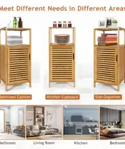 ארון בעיצוב כפרי לאמבטיה