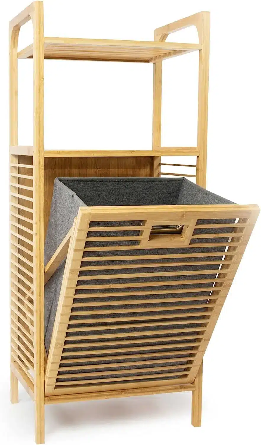 ארון כביסה חיסול - ארון כביסה מבמבוק עם סל נשלף – פתרון אחסון רב-תכליתי לאמבטיה - כל הרהיטים סטייל מאסטר רהיטים - רהיטים איכותיים לבית ולמשרד ארון כביסה חיסול