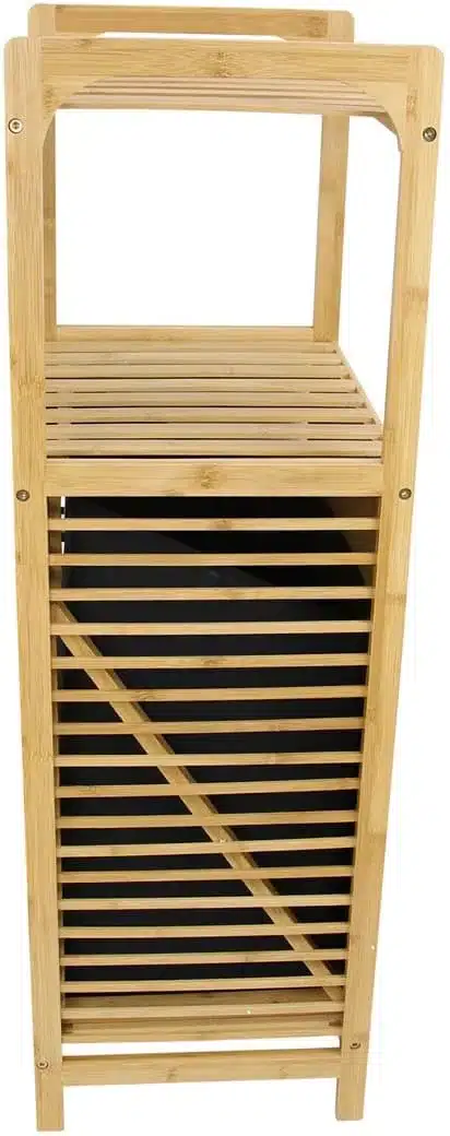 ארון כביסה עם סלון כביסה - ארון כביסה מבמבוק עם סל נשלף – פתרון אחסון רב-תכליתי לאמבטיה - כל הרהיטים סטייל מאסטר רהיטים - רהיטים איכותיים לבית ולמשרד ארון כביסה עם סלון כביסה