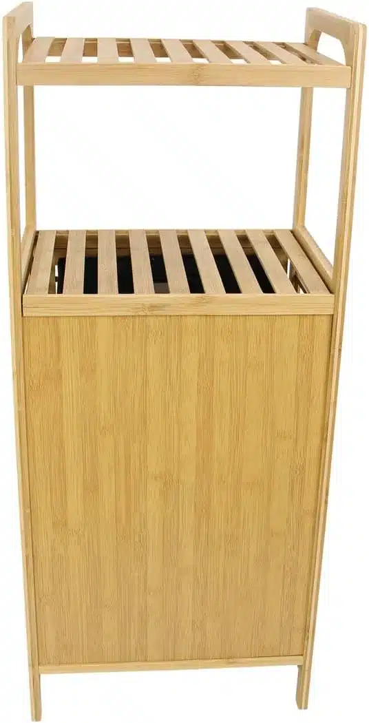 ארון לסל כביסה - ארון כביסה מבמבוק עם סל נשלף – פתרון אחסון רב-תכליתי לאמבטיה - כל הרהיטים סטייל מאסטר רהיטים - רהיטים איכותיים לבית ולמשרד ארון לסל כביסה