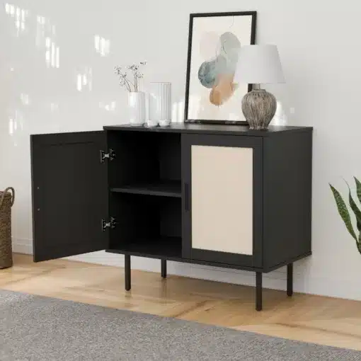 ארון עם קומודה שחור