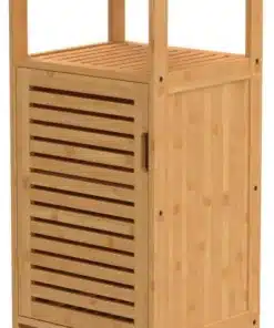 ארון צר לאחסון מגבות