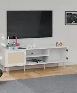 מזנון טלוויזיה יוקרתי לבן