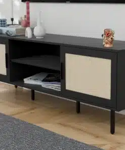 מזנון טלוויזיה כפרי שחור
