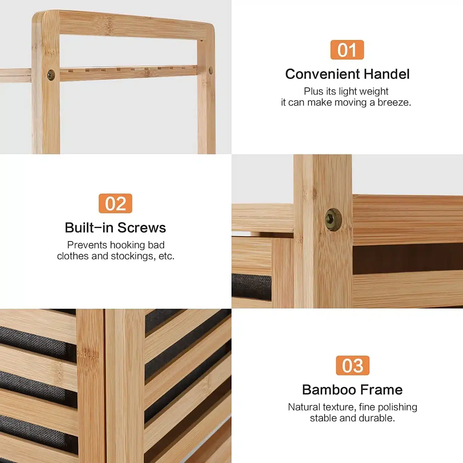 סל כביסה במבוק - ארון כביסה מבמבוק עם סל נשלף – פתרון אחסון רב-תכליתי לאמבטיה - כל הרהיטים סטייל מאסטר רהיטים - רהיטים איכותיים לבית ולמשרד סל כביסה במבוק