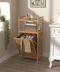 סל כביסה עם מדפים