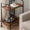 עגלת משקאות אלכוהול
