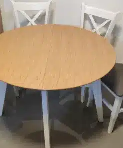 פינת אוכל עגולה נפתחת קוטר 100