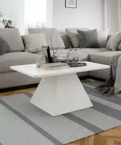 שולחן סלון לבן מודרני מעוצב סטייל מאסטר רהיטים