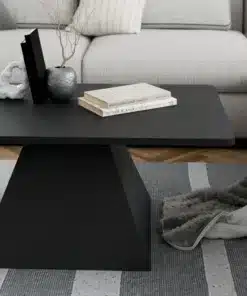 שולחן סלון מודרני שחור