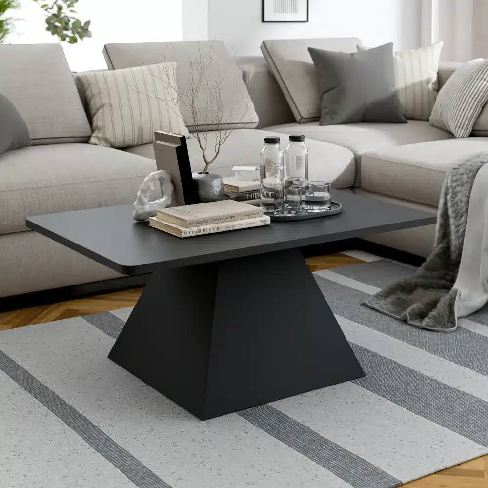 שולחן סלון שחור - שולחן סלון מעוצב יוקרתי – השולחן המושלם לסלון המודרני - שולחנות לסלון סטייל מאסטר רהיטים - רהיטים איכותיים לבית ולמשרד שולחן סלון שחור