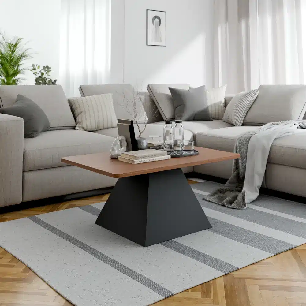 שולחן קפה אגוז - שולחן סלון מעוצב יוקרתי – השולחן המושלם לסלון המודרני - שולחנות לסלון סטייל מאסטר רהיטים - רהיטים איכותיים לבית ולמשרד שולחן קפה אגוז