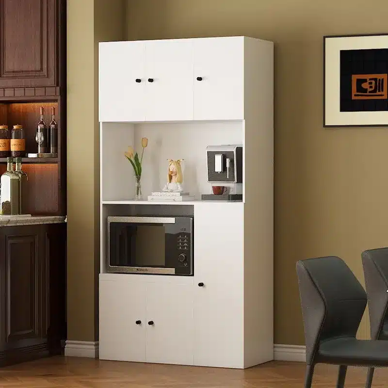 ארון שירות עם תא למיקרו או טוסטר אובן - ארון שירות למטבח עם תא למיקרוגל – פתרון אחסון חכם וקומפקטי - ארונות מטבח סטייל מאסטר רהיטים - רהיטים איכותיים לבית ולמשרד ארון שירות עם תא למיקרו או טוסטר אובן