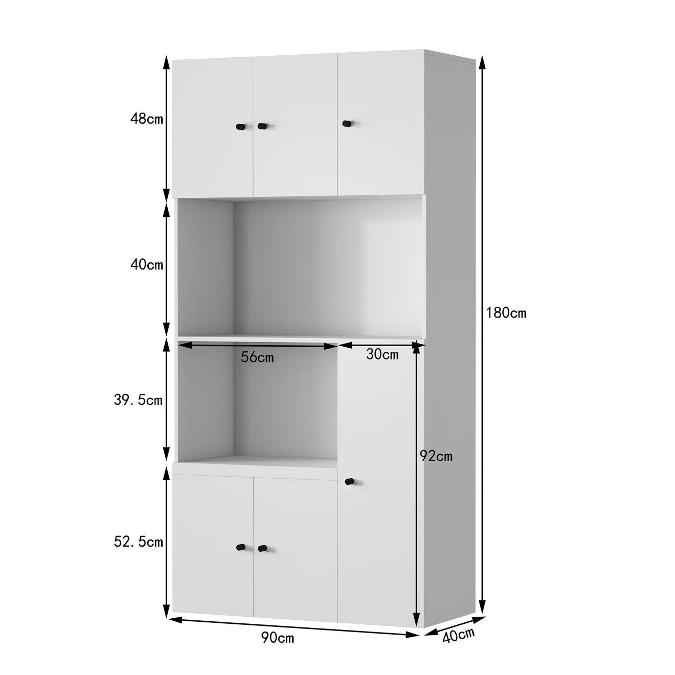 ארונית לפינת קפה - ארון שירות למטבח עם תא למיקרוגל – פתרון אחסון חכם וקומפקטי - ארונות מטבח סטייל מאסטר רהיטים - רהיטים איכותיים לבית ולמשרד ארונית לפינת קפה