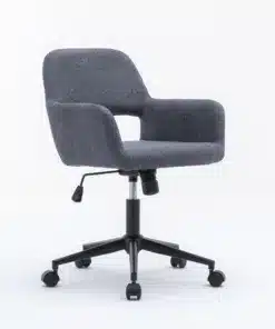 כיסא מחשב בד אפור