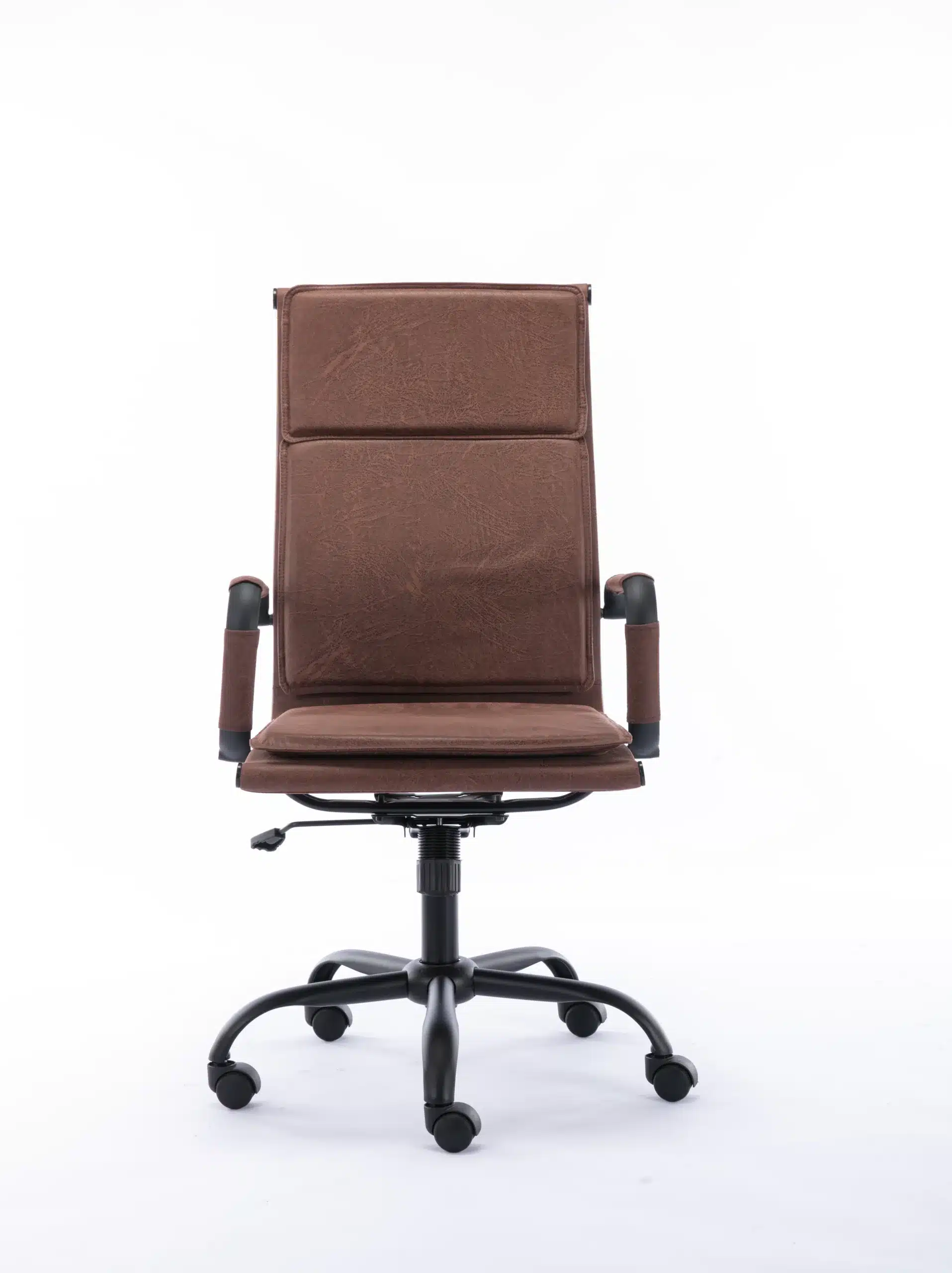 כיסא מנהלים ארגונומי בצבע חום - כיסא מנהלים ארגונומי מרופד – נוחות וסגנון מקצועי לבית ולמשרד - כסא מנהלים סטייל מאסטר רהיטים - רהיטים איכותיים לבית ולמשרד כיסא מנהלים ארגונומי בצבע חום