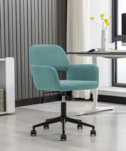 כיסא משרדי מרופד עם משענות יד